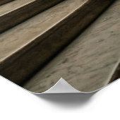 Endlose Treppe Große Architektur Poster (Ecke)