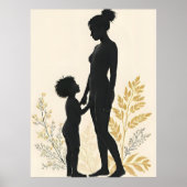 Endlose Umarmung – Mutter und Kind Poster (Vorne)