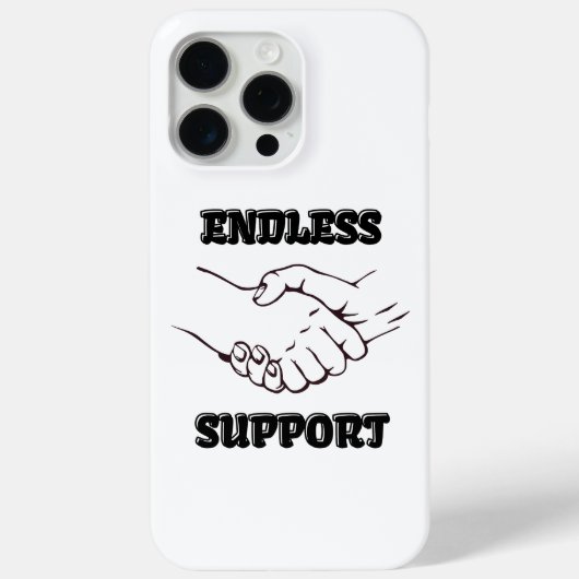Endlose Unterstützung - Handshake-Symbol von Unity Case-Mate iPhone Hülle (Rückseite)
