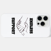 Endlose Unterstützung - Handshake-Symbol von Unity Case-Mate iPhone Hülle (Rückseite (Horizontal))