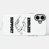 Endlose Unterstützung - Handshake-Symbol von Unity Case-Mate iPhone Hülle (Rückseite (Horizontal))