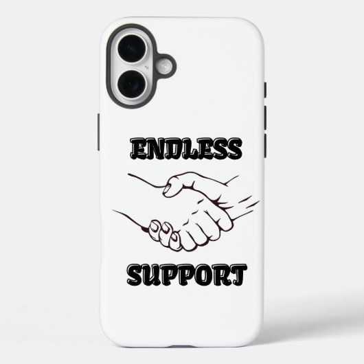 Endlose Unterstützung - Handshake-Symbol von Unity Case-Mate iPhone Hülle (Rückseite)