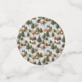 Endlose Weihnachts-Gingerbrot-Dorf Konfetti (Klein Vorderseite)