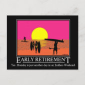 Endlose Wochenendpostkarte Postkarte (Vorderseite)