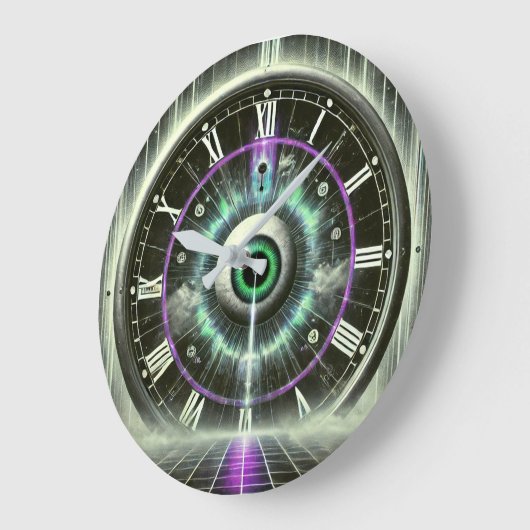 🕰️ "Endlose Zeit" 🕰️ Große Wanduhr (Winkel)