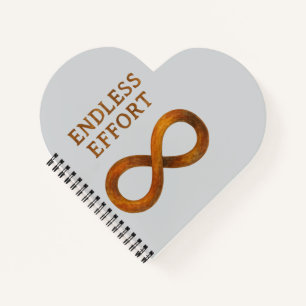 Endloser Aufwand: Der Power der Beharrlichkeit Notizblock