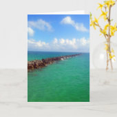 [Endloser Horizont] Himmel im Ozean - jeder Augenb Karte (Gelbe Blume)