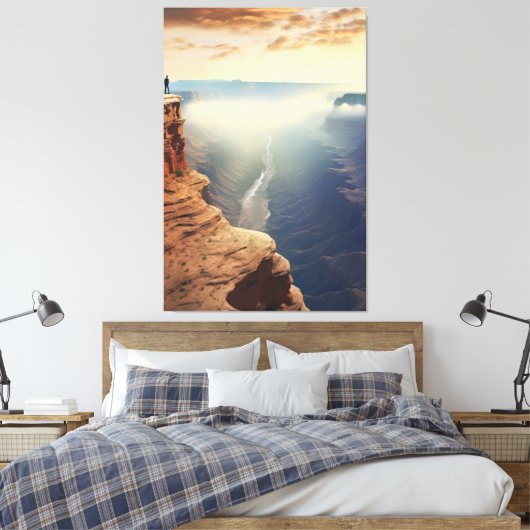 Endloser Horizont Leinwanddruck (Insitu (Schlafzimmer))