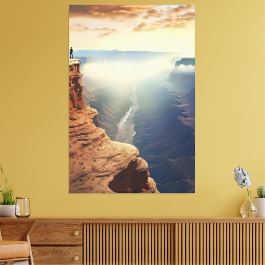 Endloser Horizont Leinwanddruck (Insitu (Wohnzimmer))