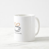 Endloser Kaffee  Kaffeetasse (VorderseiteRechts)
