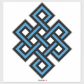 Endloser Knoten Aufkleber (Blatt)