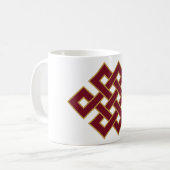Endloser Knoten Kaffeetasse (Vorderseite Links)