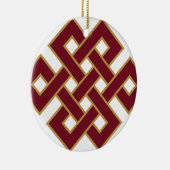Endloser Knoten Keramik Ornament (Rechts)