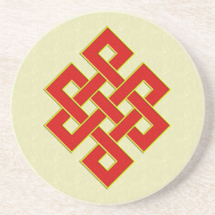 Endloser Knoten-Untersetzer Getränkeuntersetzer