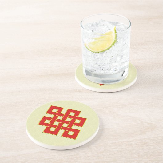 Endloser Knoten-Untersetzer Getränkeuntersetzer (Seite)