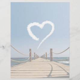 Endloser Pfad Herzförmige Cloud