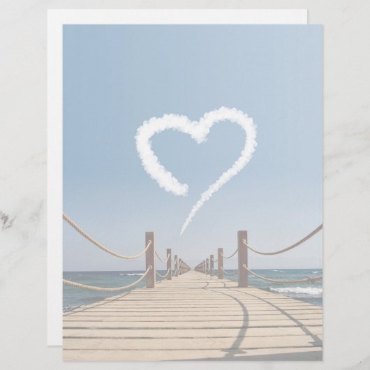 Endloser Pfad Herzförmige Cloud (Vorne/Hinten)