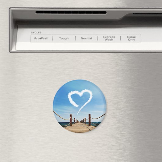 Endloser Pfad Herzförmige Cloud Magnet (In Situ (Geschirrspüler))