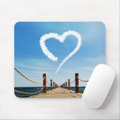 Endloser Pfad Herzförmige Cloud Mousepad (Mit Mouse)