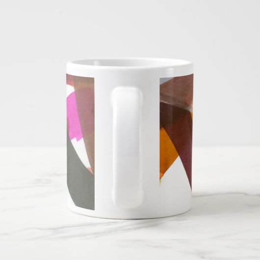 Endloser Pfad II Jumbo-Tasse (Rückseite)