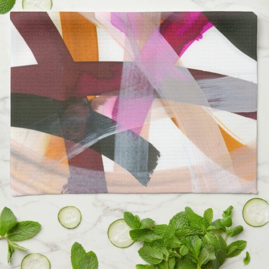 Endloser Pfad II Küchentuch (Gefaltet)