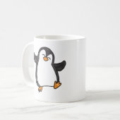 endloser Pinguin Kaffeetasse (Vorderseite Links)
