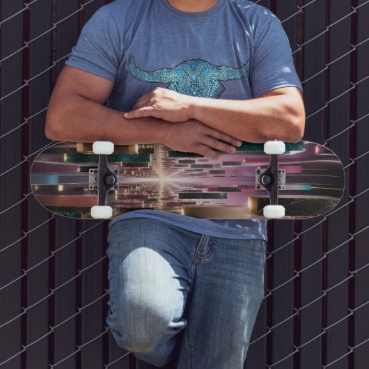 Endloser schwebender Monolith-Korridor Skateboard (Außenbereich 3)