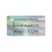 Endloser Sommer Adressaufkleber (Vorne)