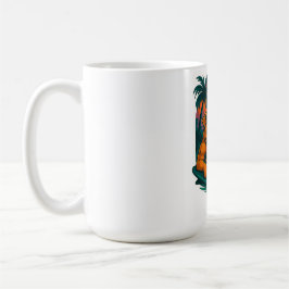 Endloser Sommer Bulldog - Retro Surf Kaffeetasse