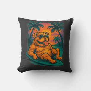 Endloser Sommer Bulldog - Retro Surf Kissen