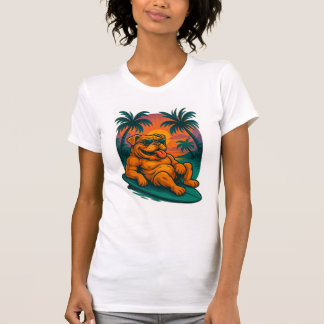 Endloser Sommer Bulldog - Retro Surf T-Shirt