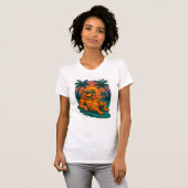 Endloser Sommer Bulldog - Retro Surf T-Shirt (Vorne ganz)