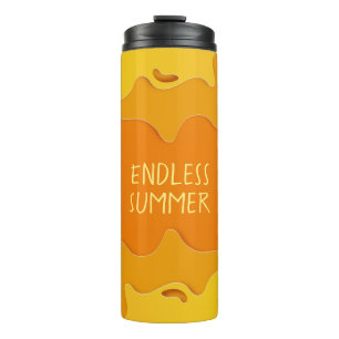 Endloser Sommer Isolierter Reisebecher Thermosbecher