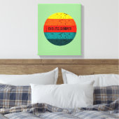 Endloser Sommer Leinwanddruck (Insitu (Schlafzimmer))