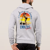 Endloser Sommer | Männer mit Vollzip Hoodie (Rückseite)