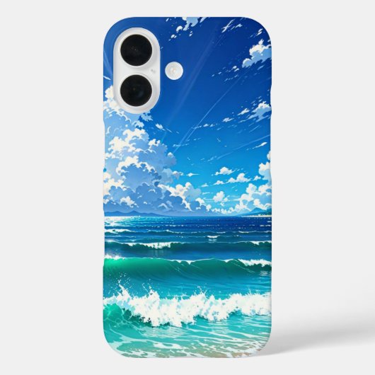 Endloser Sommer Ozean Horizont Case-Mate iPhone Hülle (Rückseite)