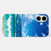 Endloser Sommer Ozean Horizont Case-Mate iPhone Hülle (Rückseite (Horizontal))
