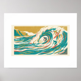 Endloser Sommer Risograph Poster
