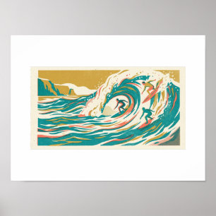 Endloser Sommer Risograph Poster