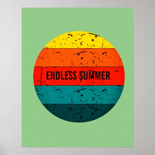 Endloser Sommer , Werteplakat (Matte) Poster (Vorne)