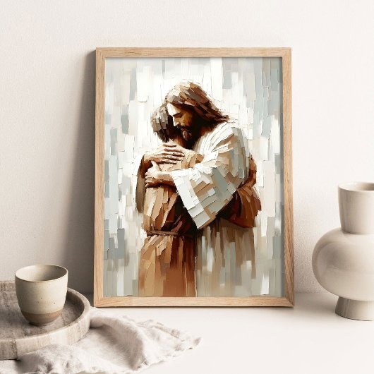 Endloser Support, Digitale Christliche Kunst, Jesu Poster