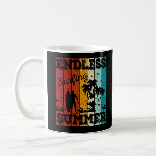 Endloser Surf Sommer Kaffeetasse (Links)