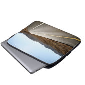 Endloser Wüsten-Berg der Straßen-| Laptopschutzhülle (Vorne Knopf)