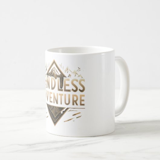 Endloses Abenteuer Kaffeetasse (VorderseiteRechts)