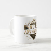 Endloses Abenteuer Kaffeetasse (Vorderseite Links)