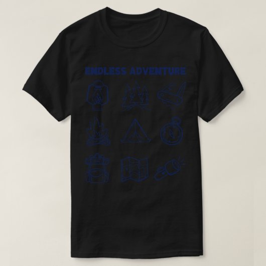 Endloses Abenteuer T-Shirt (Design vorne)