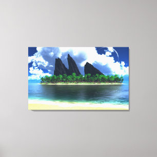 Endloses Blau (2014) Leinwanddruck