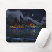 Endloses Blau (Nacht) Mousepad (Mit Mouse)