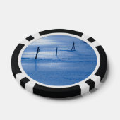 Endloses blaues Eis Pokerchips (Einzeln)