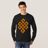 Endloses Knotsymbol T-Shirt (Vorne ganz)